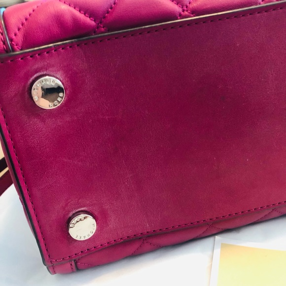 ❤️SOLD❤️🎉🎉🎉HOST PICK💕💕🎉🎉Michael Kors Selma Quilted Satchel Pink - Picture 8 of 16